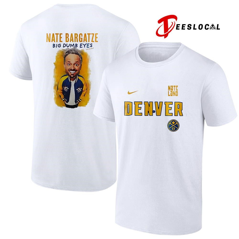 Denver Nuggets x Nate Bargatze Big Dumb Eyes world tour shirt