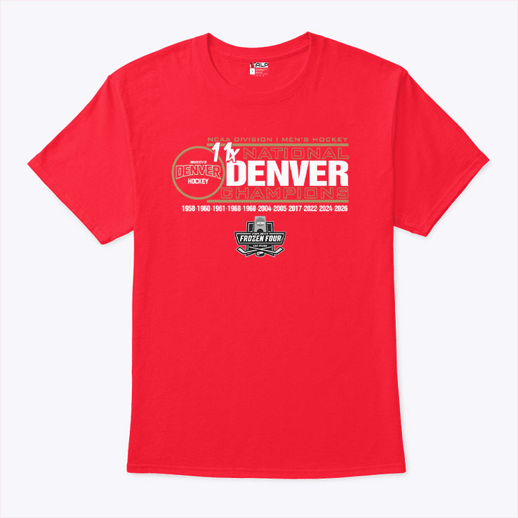 Denver Pioneers Men’s Hockey 11-Time National Champs T Shirt