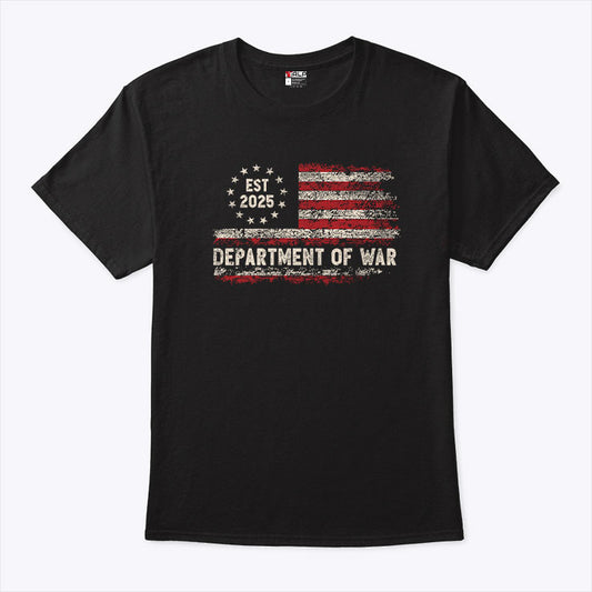 Department Of War Established 2025 T Shirt