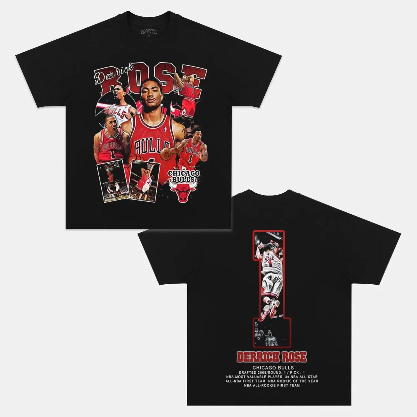 DERRICK ROSE TEE Style004