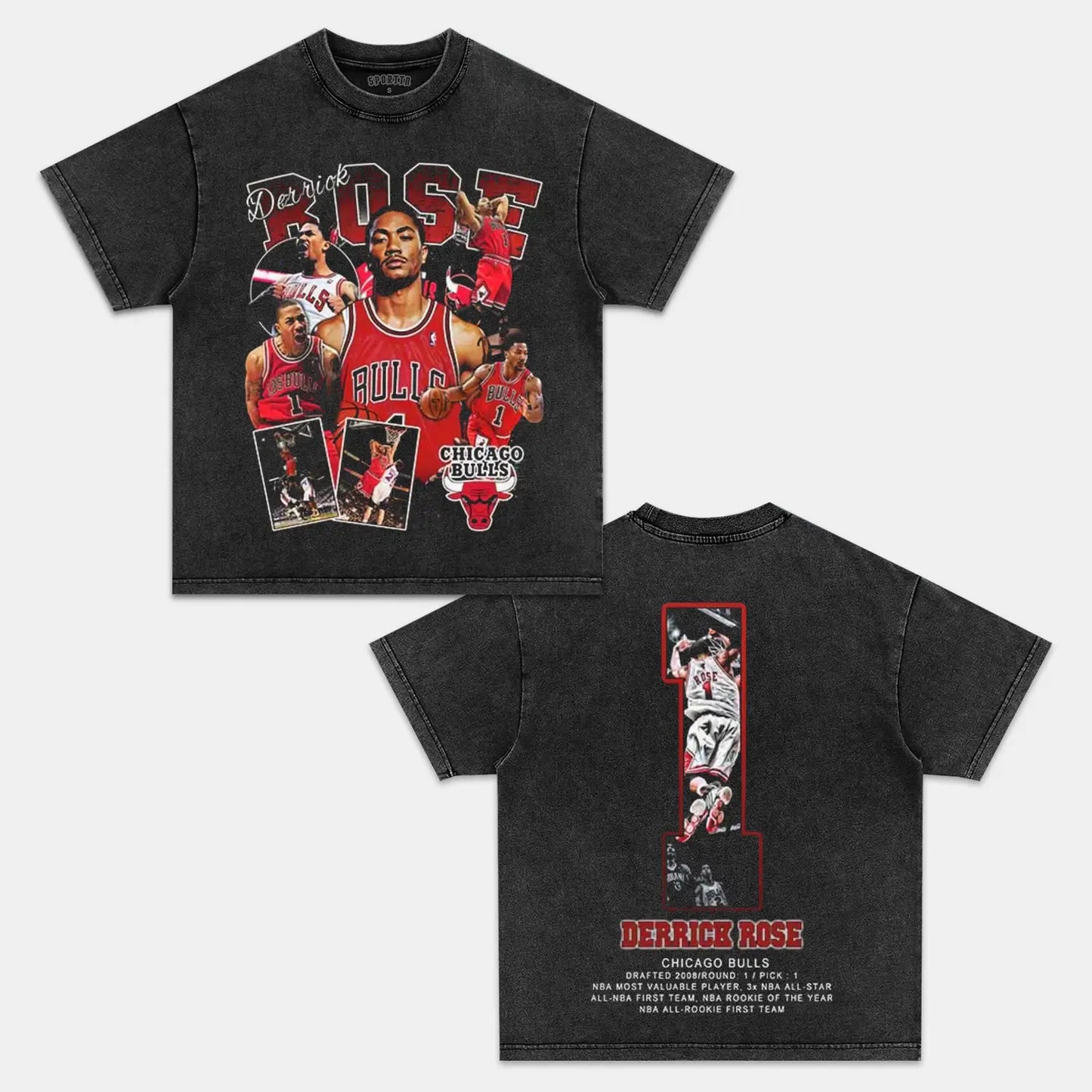 DERRICK ROSE TEE Style004