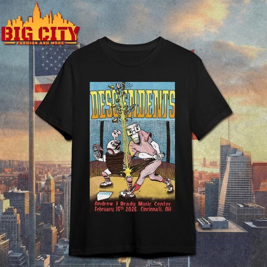 Descendents Feb 15th 2026 Cincinnati Poster Shirt