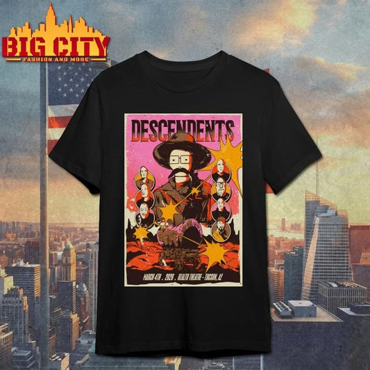 Descendents Tucson AZ March 4 2026 Poster Shirt