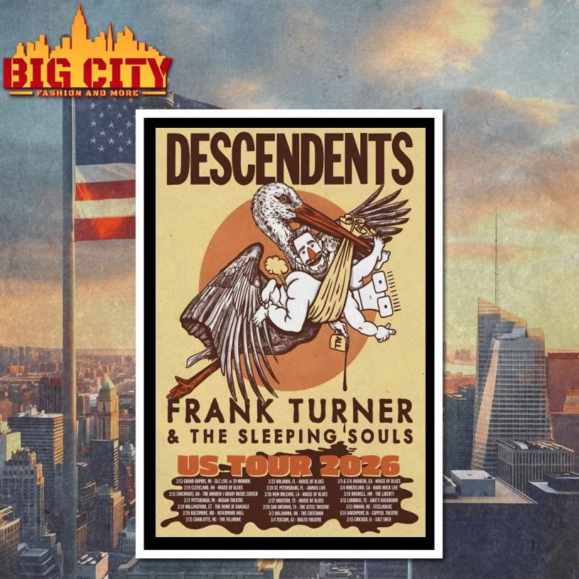 Descendents US Tour 2026 Poster Shirt