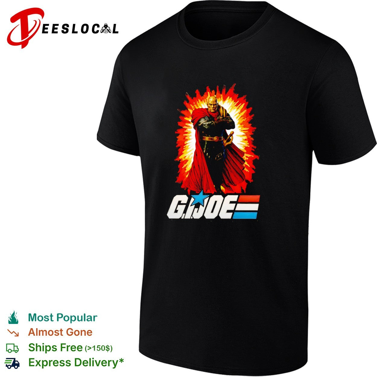 Destro G I Joe Cobra Commander Parody G I Joe A Real American Hero Cobra Command shirt