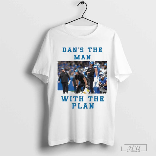 Detroit Lions Dan Campbell Dans The Man With The Plan - clothing by TeeHivey.com
