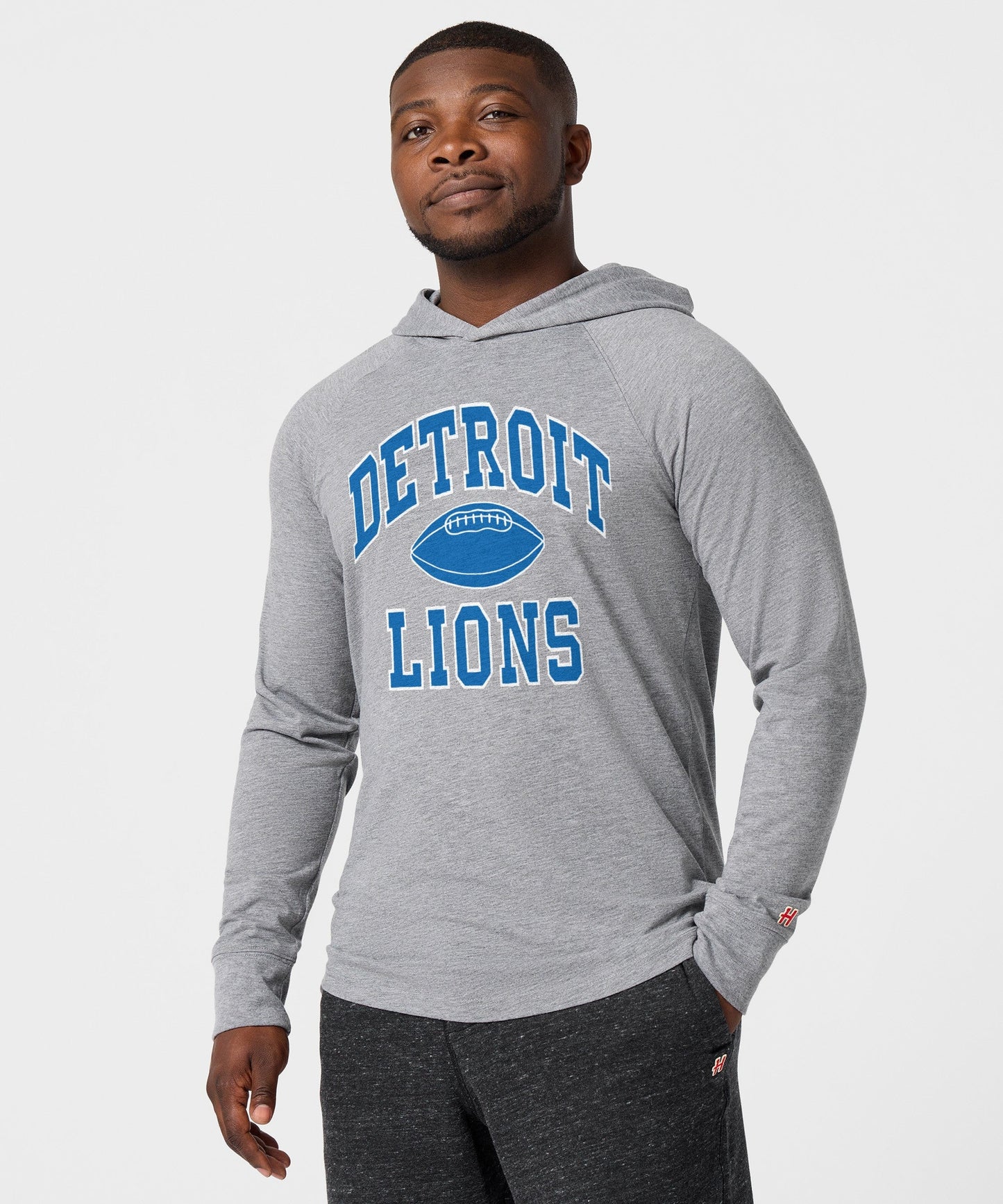Detroit Lions Gridiron Lightweight Hoodie