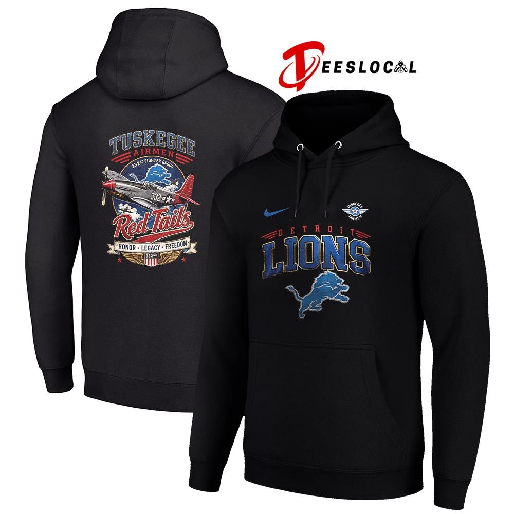Detroit Lions Tuskegee Airmen Red Tails honor legacy freedom shirt