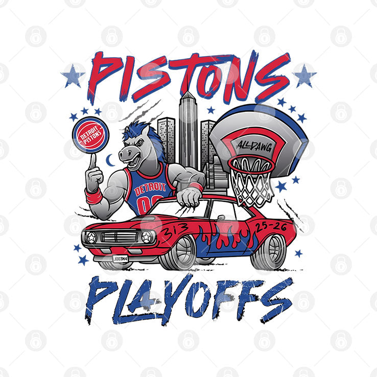 Detroit Pistons Playoffs 2025 2026 Shirt