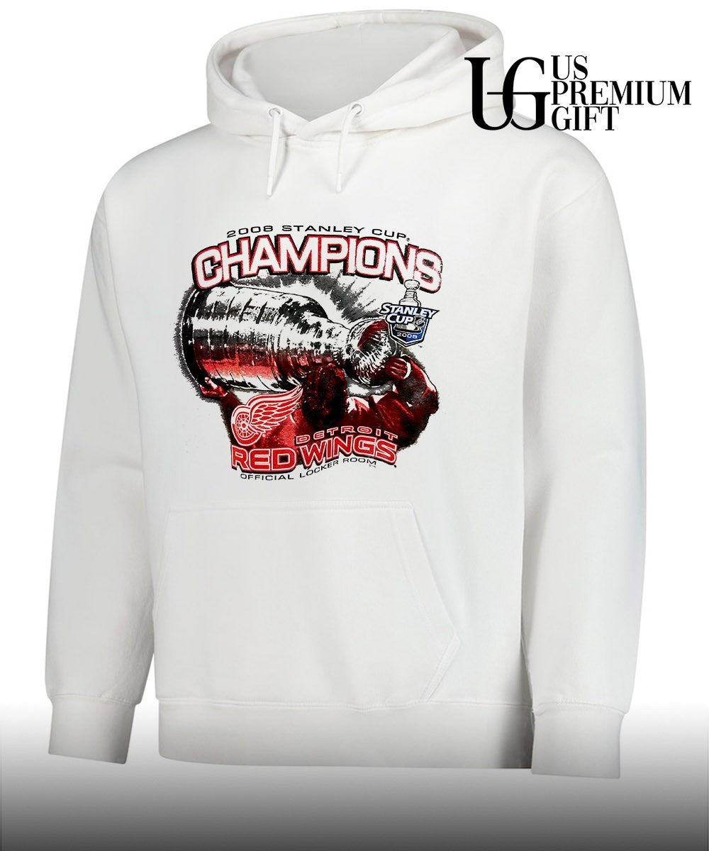 Detroit Red Wings 2008 Stanley Cup Champions NHL Official Locker Room shirt