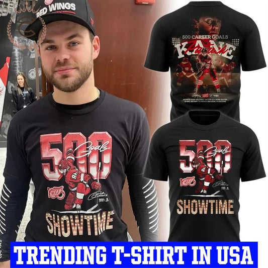 Detroit Red Wings Patrick Kane 500th Goal Shirt