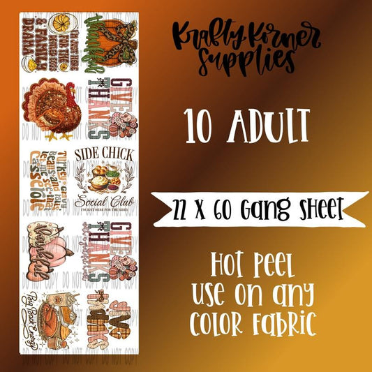 Deviled Eggs - Transfer Gang Sheet, 22 x 60