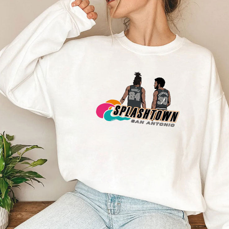 Devin Vassell And Julian Champagnie Splashtown San Antonio T Shirt