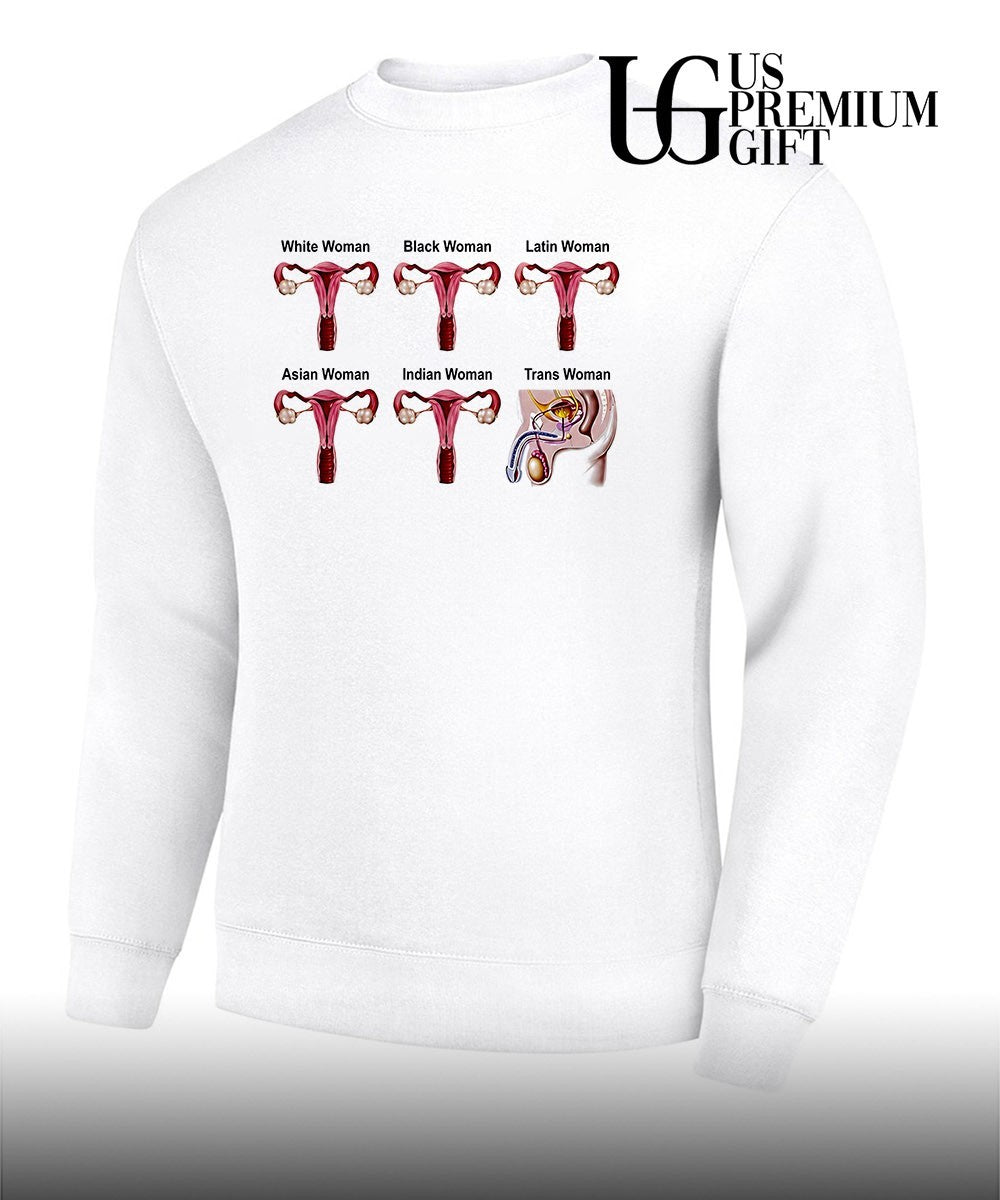 Diagrams Labeled White Woman Black Woman Trans Woman 2026 shirt