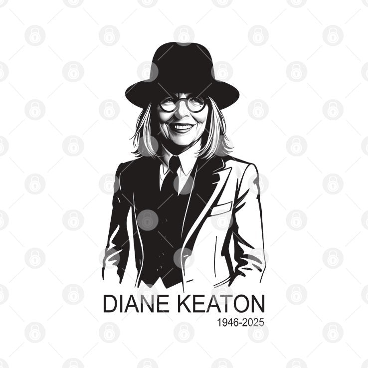 Diane Keaton 1946 2025 Legends Never Die T Shirt