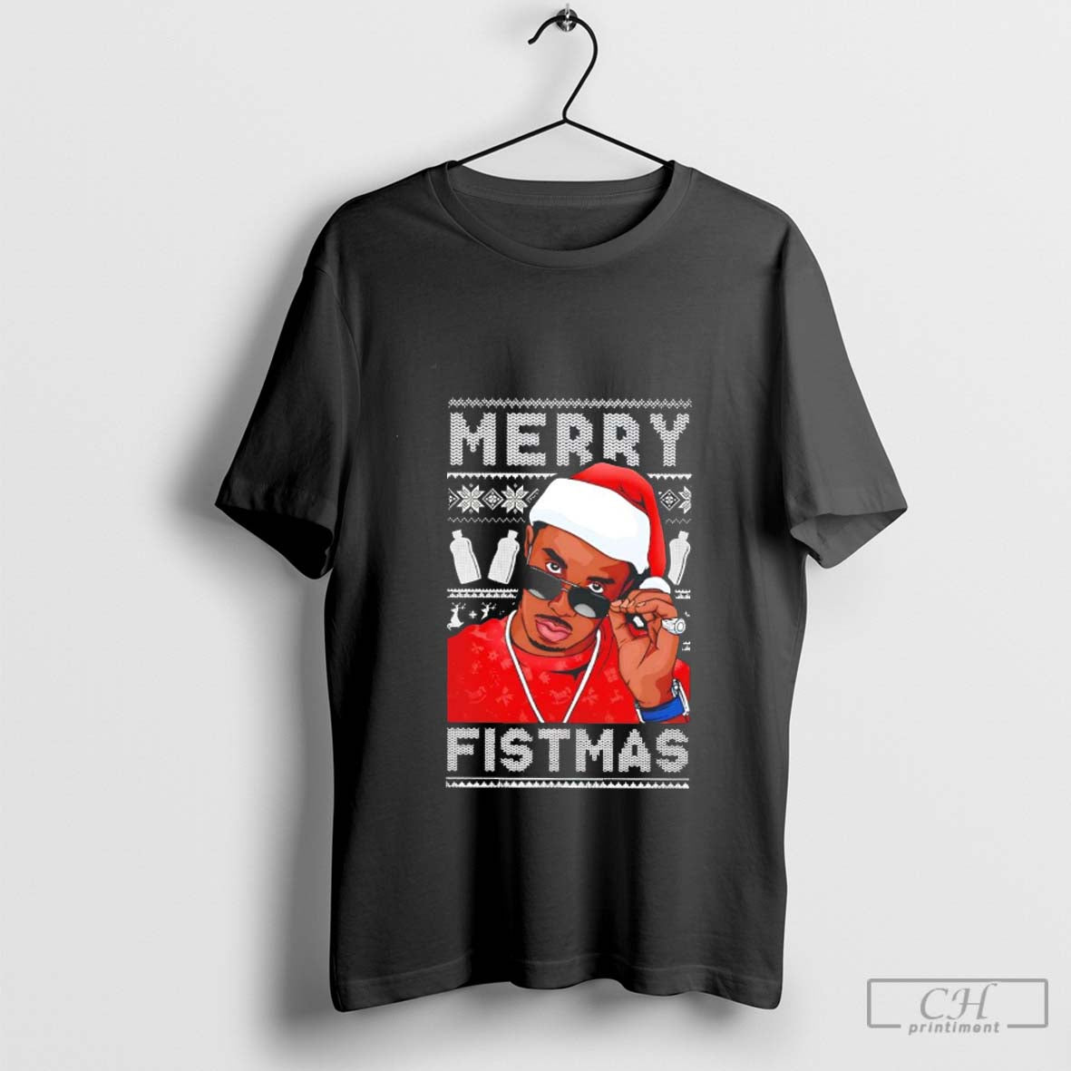 Diddy Merry Fistmas Ugly Christmas - clothing by TeeHivey.com