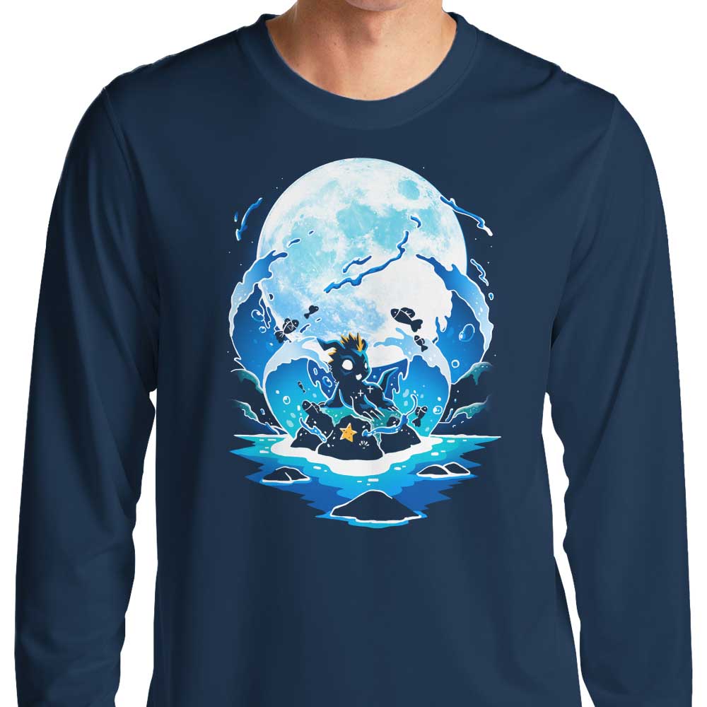 DigiWater Moon - Long Sleeve T-Shirt