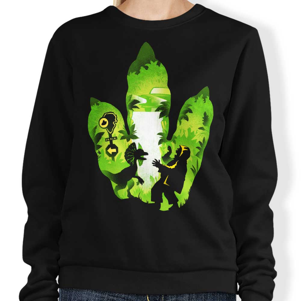 Dilophosaurus Footprint - Sweatshirt