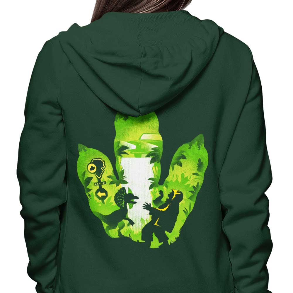 Dilophosaurus Footprint - Hoodie