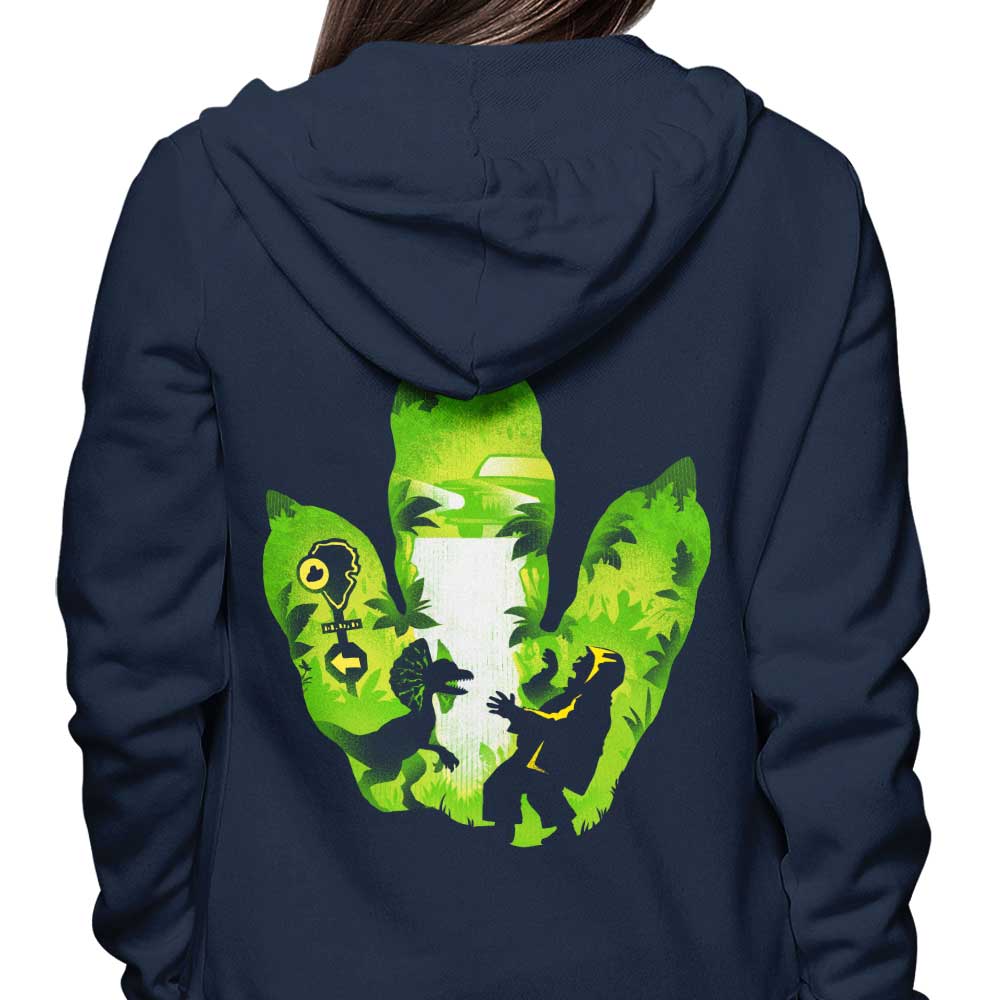 Dilophosaurus Footprint - Hoodie