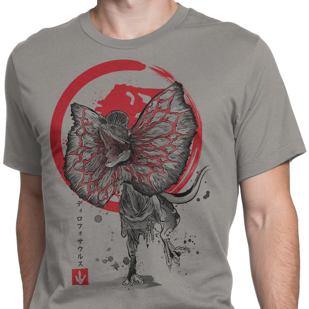 Dilophosaurus Sumi-e - Men's Apparel