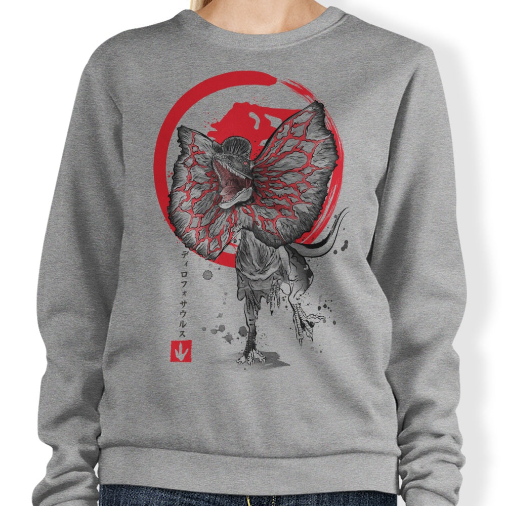 Dilophosaurus Sumi-e - Sweatshirt