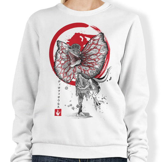 Dilophosaurus Sumi-e - Sweatshirt