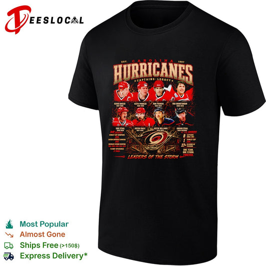 Dineen Primeau Francis Brind Amour Staal Faulk Williams Carolina Hurricanes Captains shirt