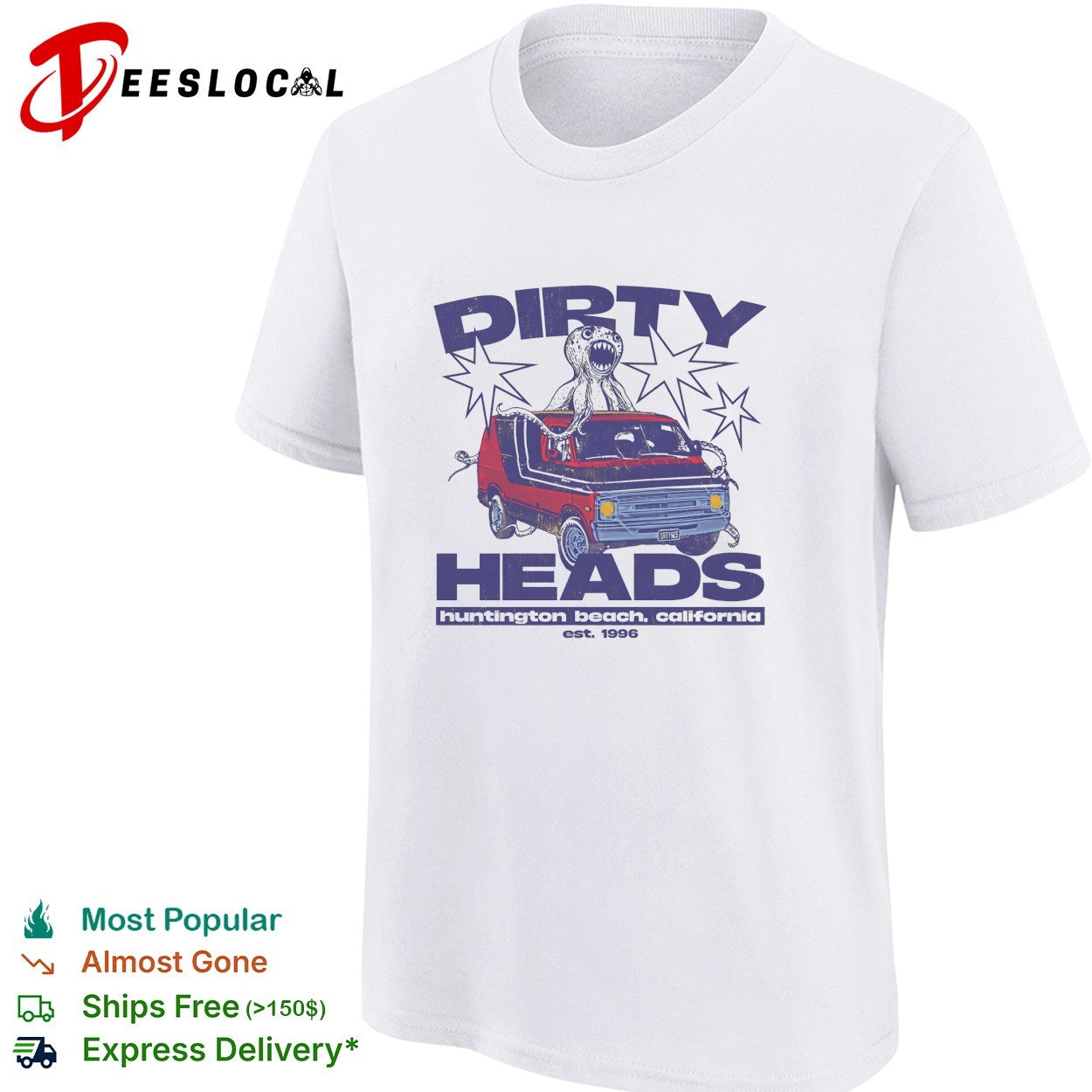 Dirty Heads Huntington Beach California shirt