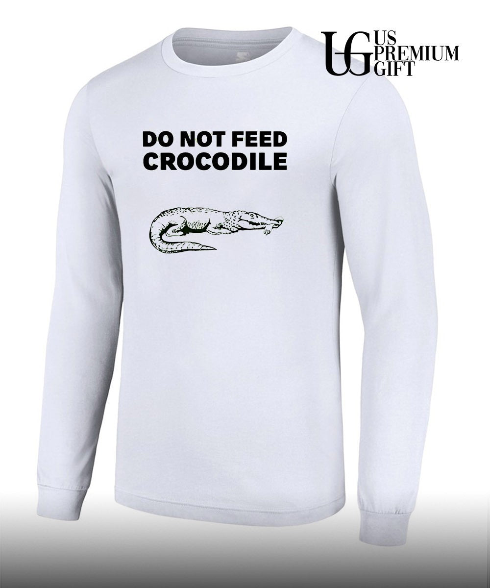 Do Not Feed Crocodile shirt