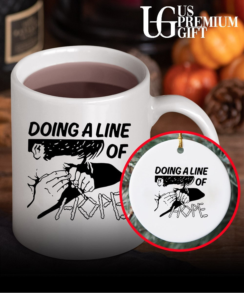 Doing a line of hope T-shirt