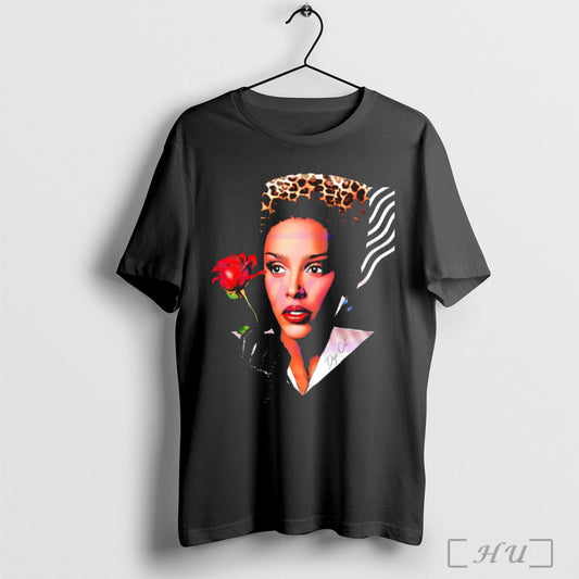 Doja With Rose Vintage Glamour Fashion Illustration T Shirt