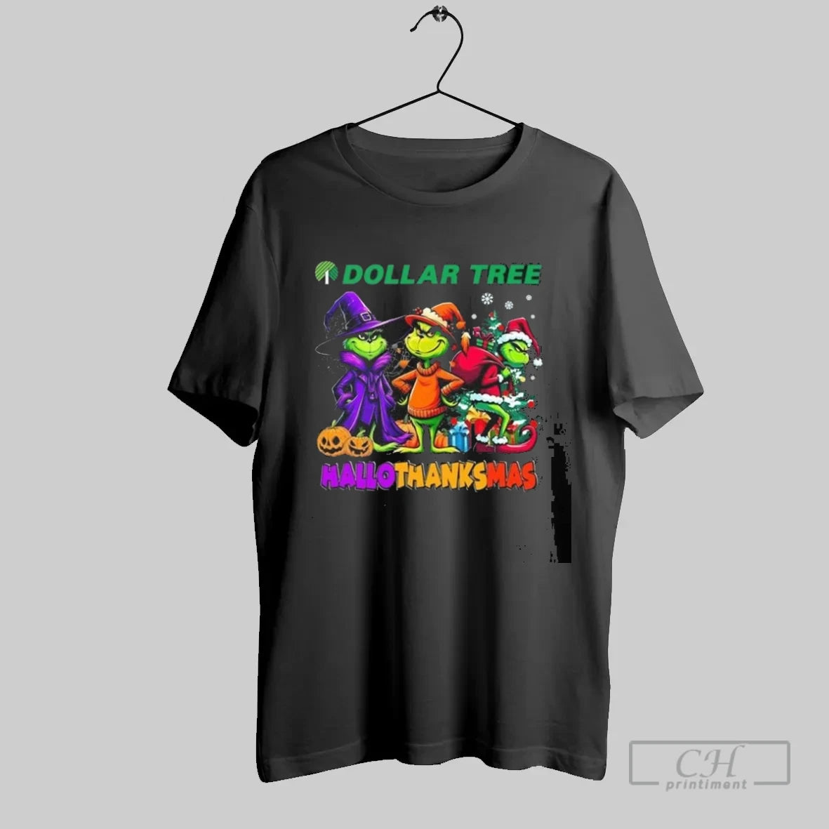 Dollar Tree The Grinch Hallothanksmas 2025 - clothing by TeeHivey.com