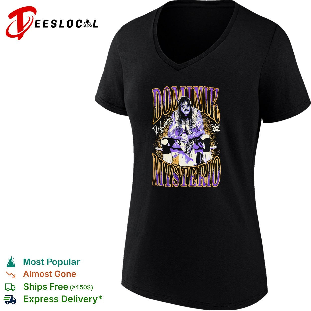 Dominik Mysterio WWE wrestling sports entertainment shirt