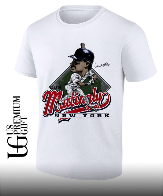 Don Mattingly New York Yankees baseball Bruce Stark Collection caricature shirt