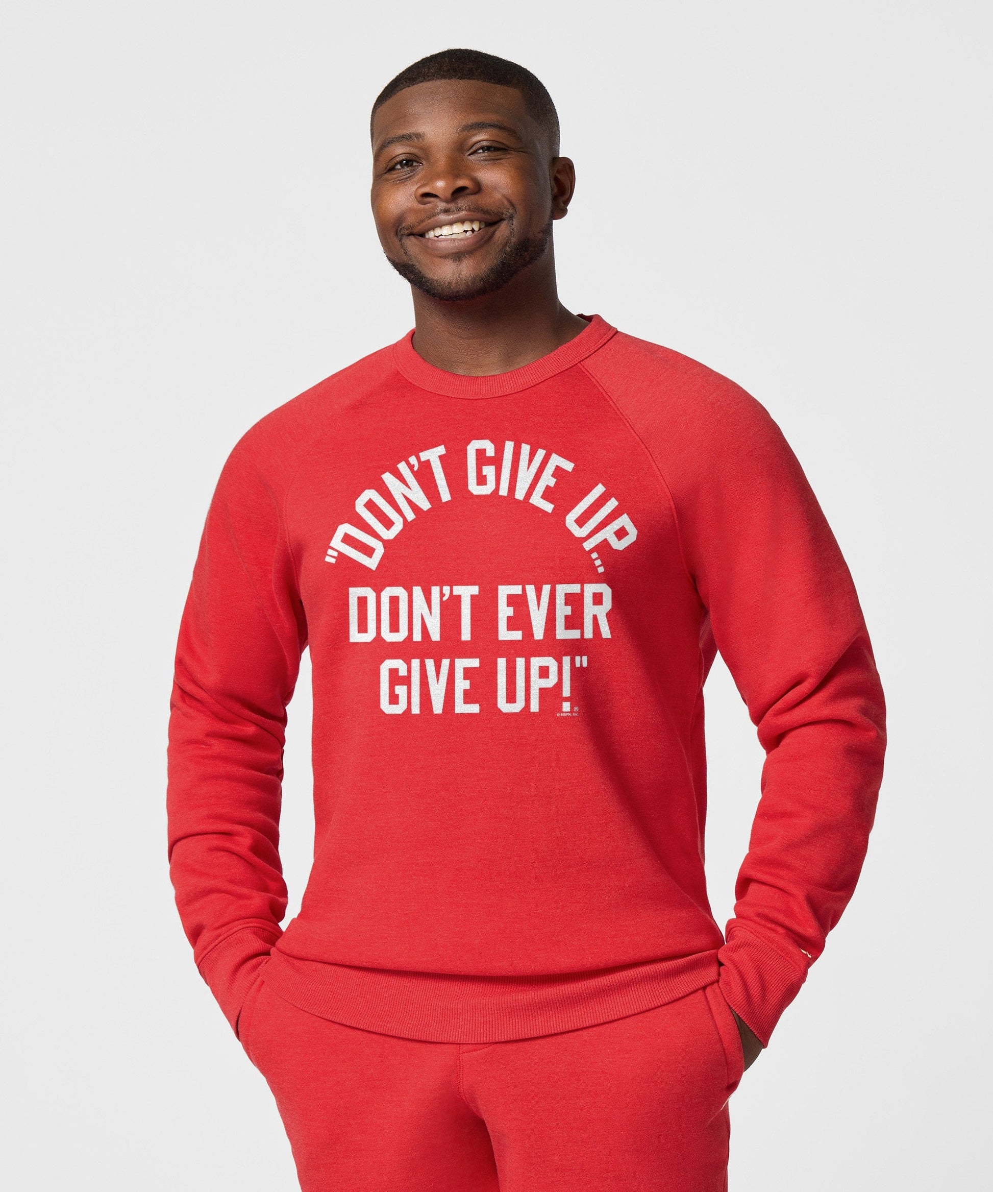 Don't Give Up Don't Ever Give Up Crewneck
