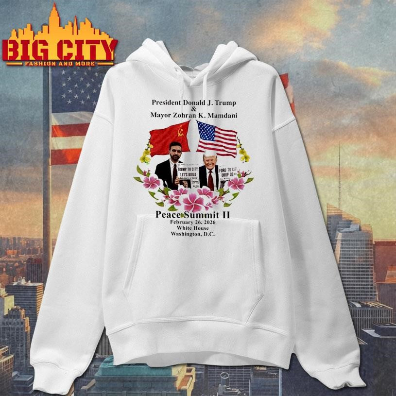 Donald Trump And Zohran Mamdani Peace Summit Ii Shirt