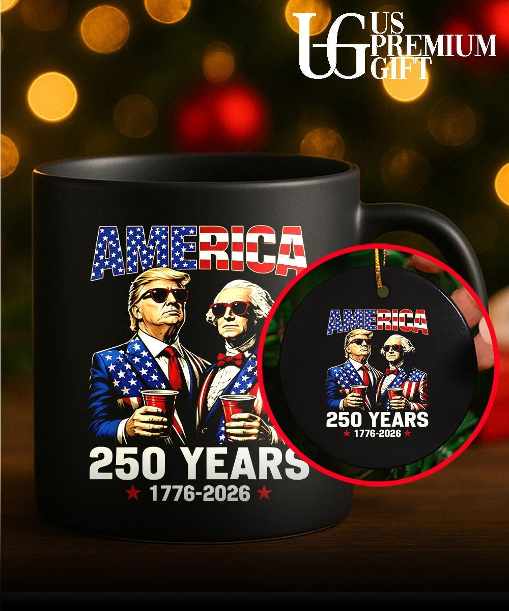 Donald Trump and George Washington America 250 Years 1776-2026 shirt