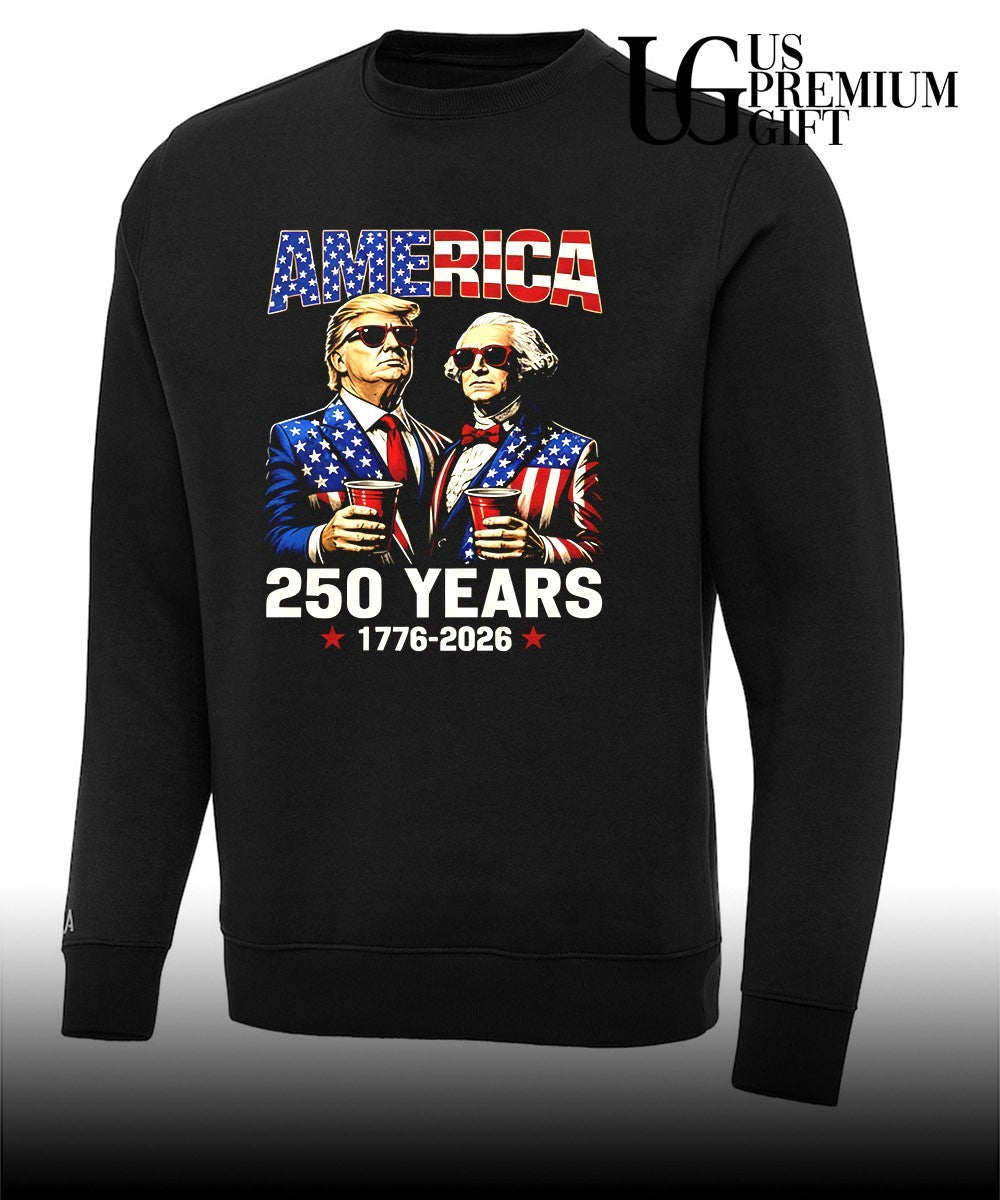 Donald Trump and George Washington America 250 Years 1776-2026 shirt
