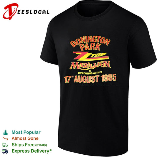 Donington Park ZZ Top Marillion and supporting artists 17 August 1985 concert shirt