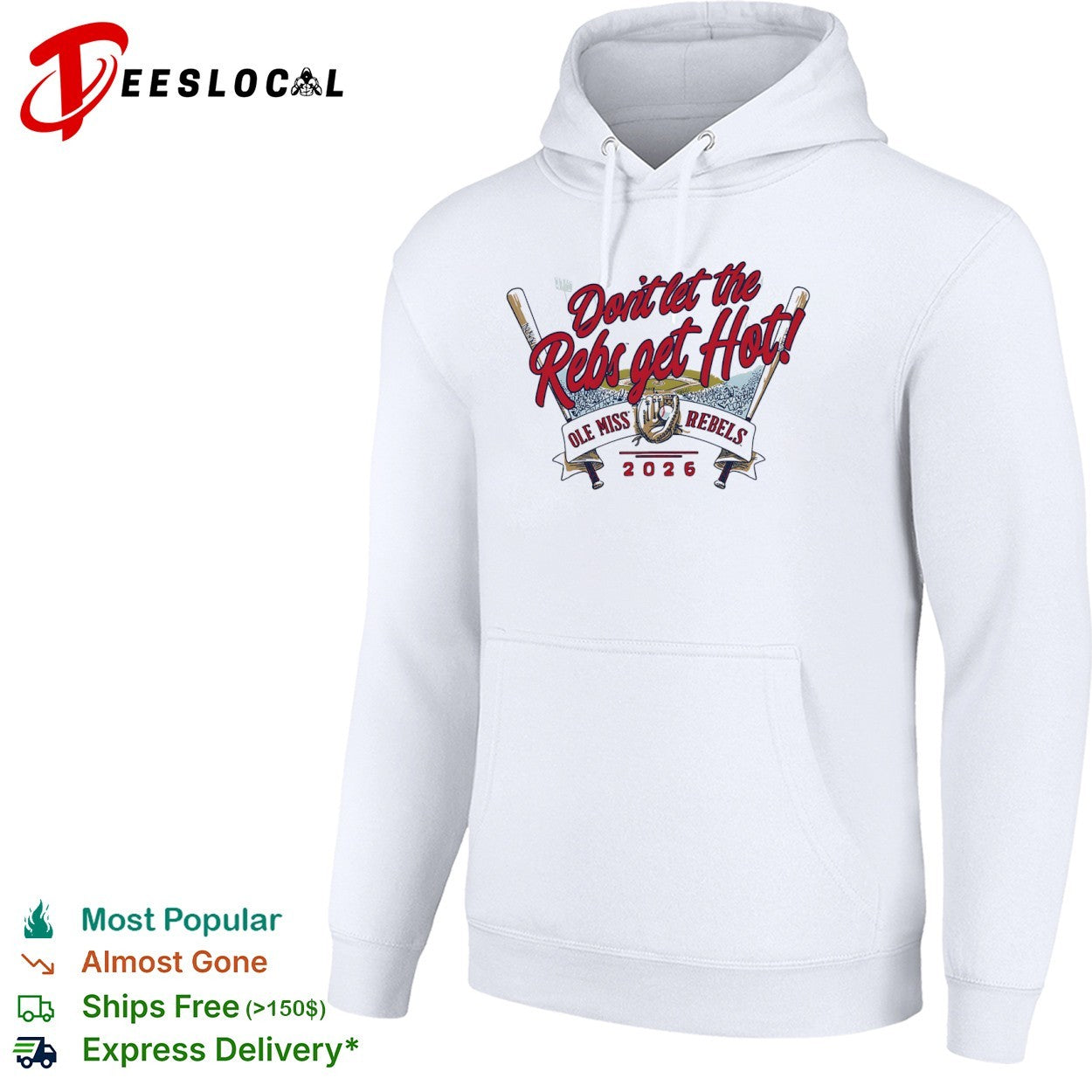 Don’t let the Rebs get Hot Ole Miss Rebels 2026 baseball shirt