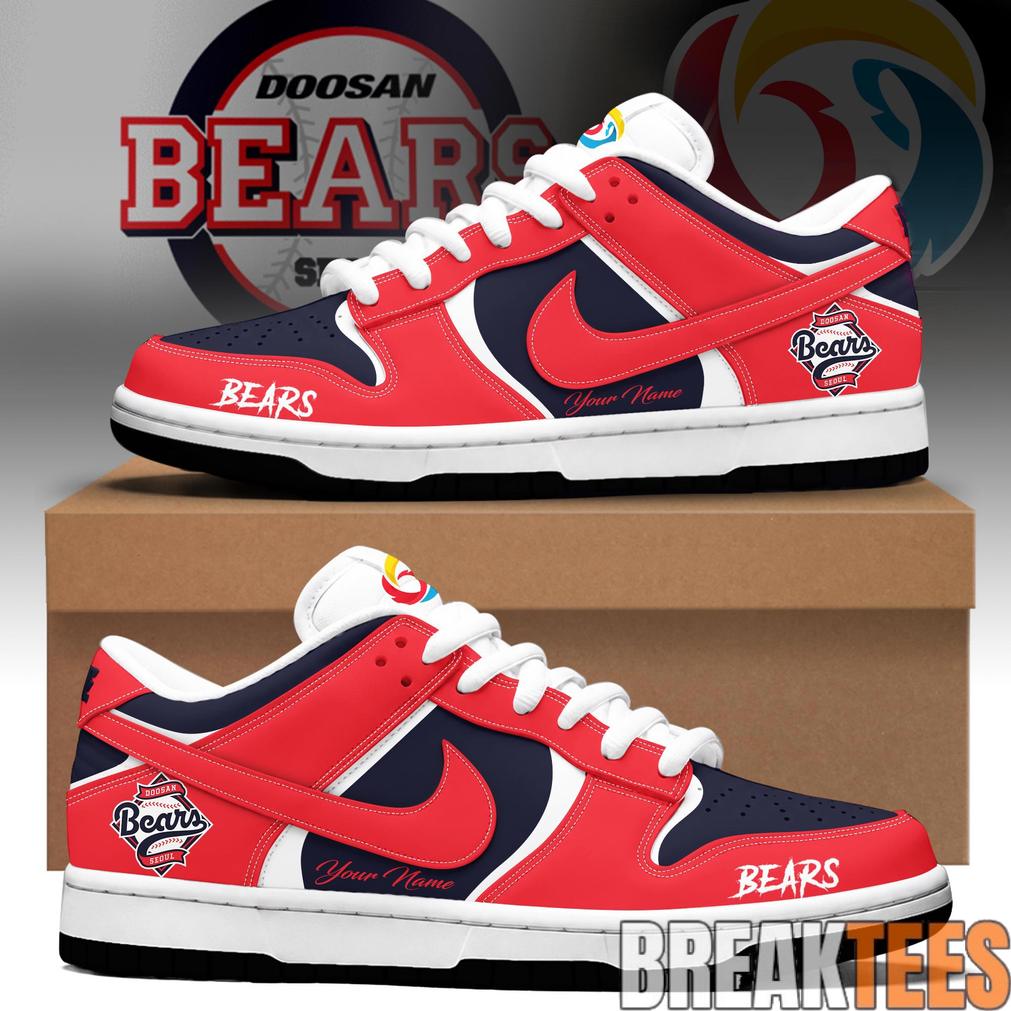 Doosan Bears Custom Dunk Low Sneakers