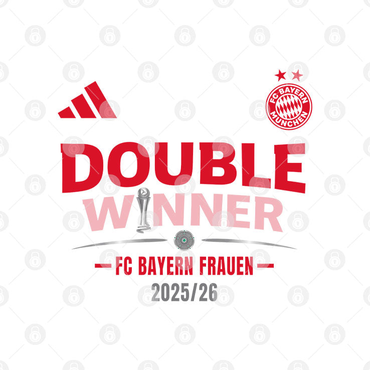Double Winner FC Bayern Frauen 2025 2026 Shirt
