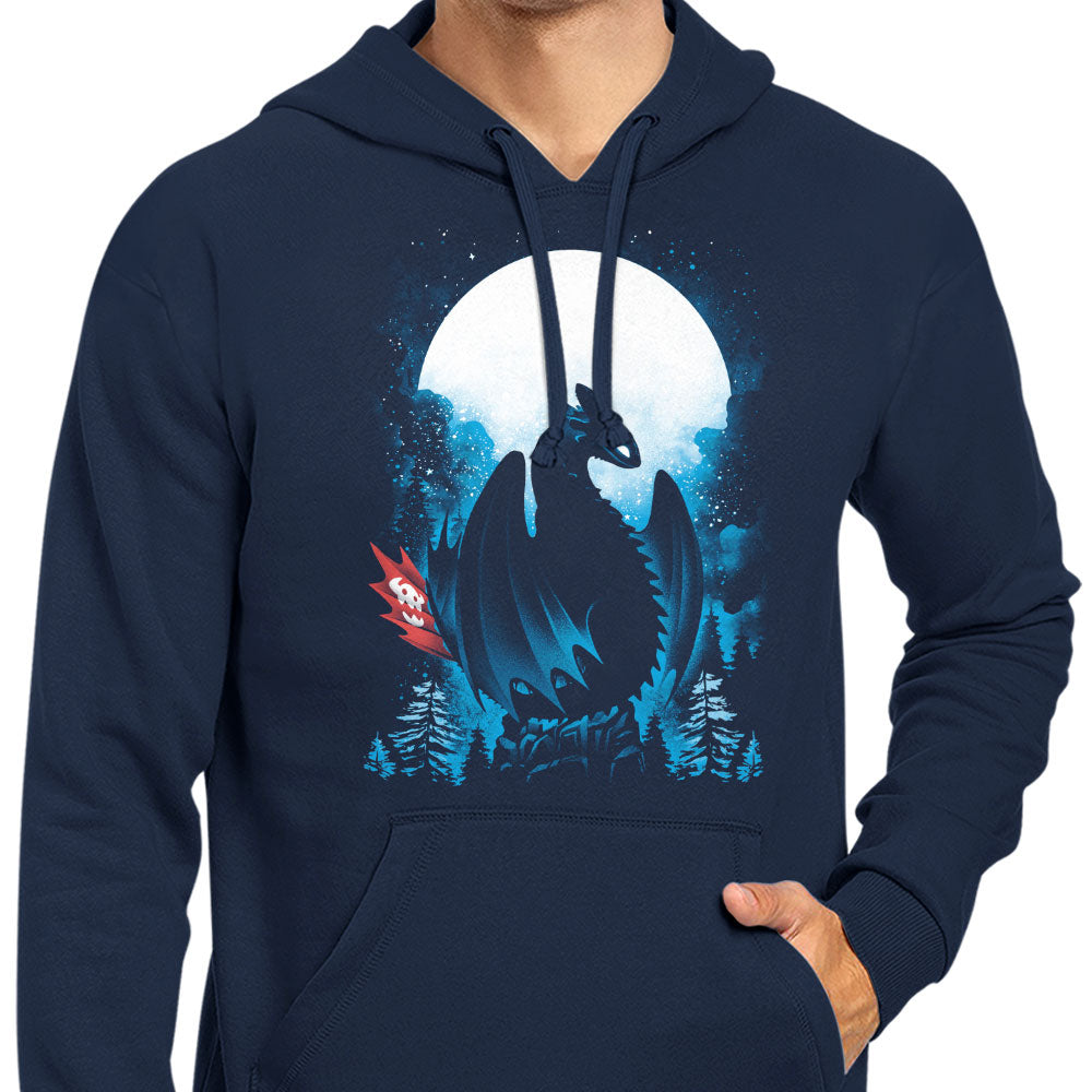 Dragon in the Moonlight - Hoodie