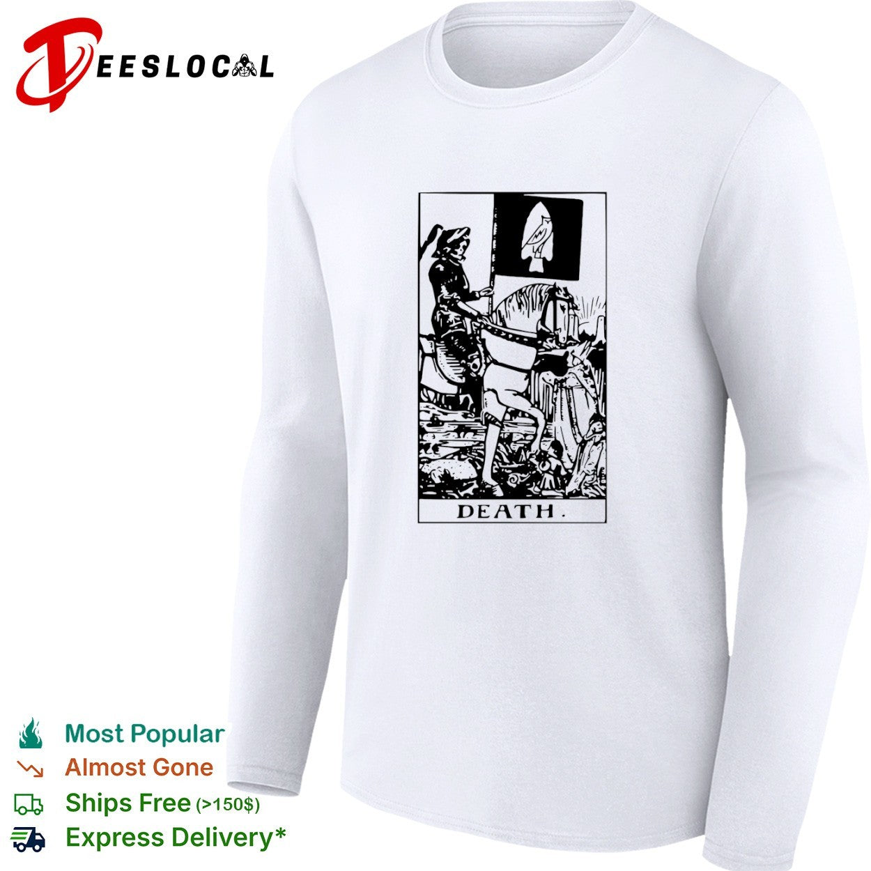 Drake OVO Owl Arrowhead Tarot Card Death shirt