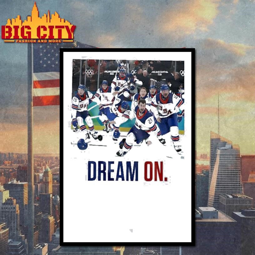 Dream On USA Hockey Champs Shirt
