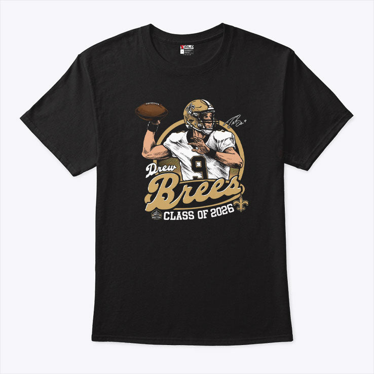 Drew Brees Hall Of Fame 2026 T Shirt