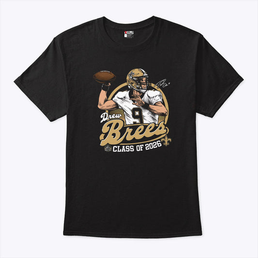 Drew Brees Hall Of Fame 2026 T Shirt