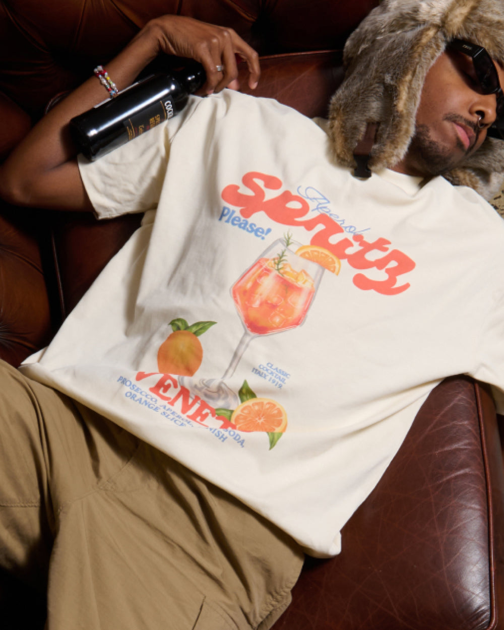Aperol Spritz Please! Oversized Tee