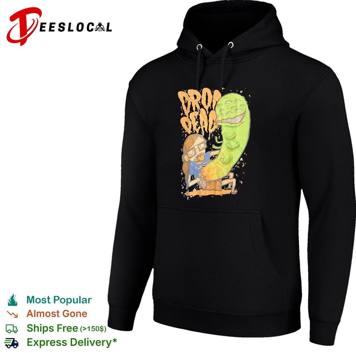 Drop Dead Rick and Morty Alien Monster Fusion Pop shirt